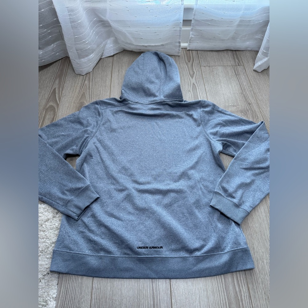 Under Armour ColdGear Fleece Hoodie Athletic Essentials Warm Running Training - Picture 3 of 3